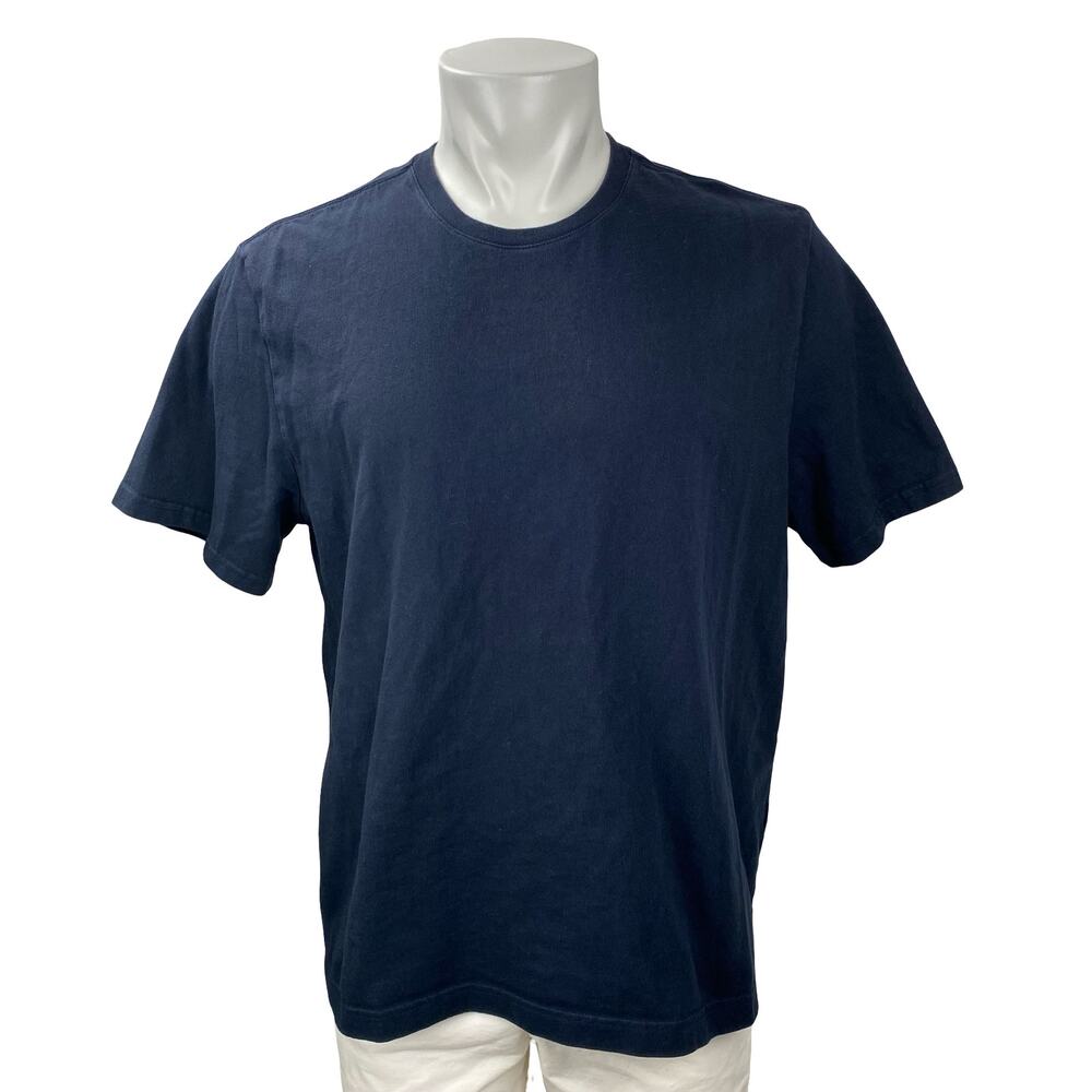 Banana Republic Men's Blue Crew Neck Short Sleeve Casual Tee Basic T-Shirt Top L